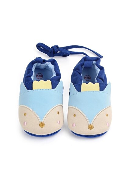 BebeNou Baby Blue Booties - Fox Head MDD0937-1-sa6