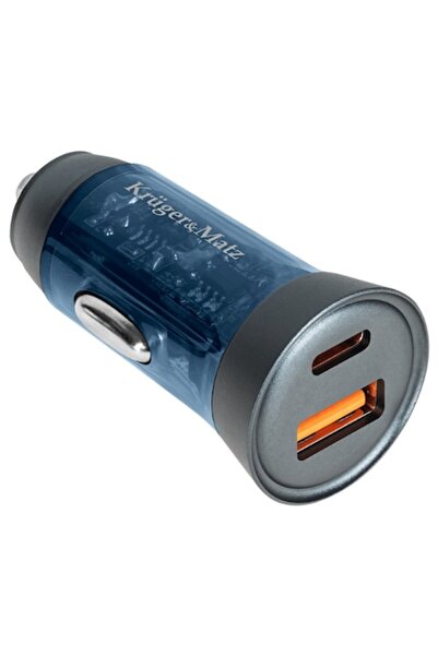 Kruger&Matz Încărcător auto USB / Tip-C QC PD 45W
