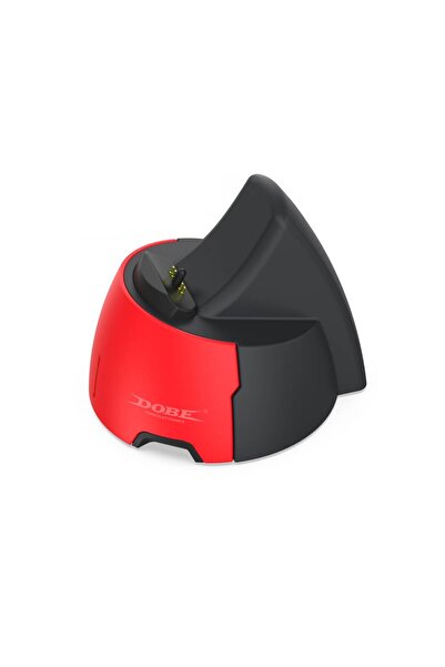 Dobe Dock De Incarcare Pentru Controller Ps5 DualSense Si Ps5 DualSense Edge, Fast Charging,Rosu