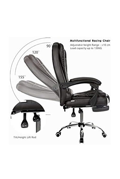 Gogoya Ergonomic Office Chair – 360° Swivel Computer chair, PU Leather Boss Chair