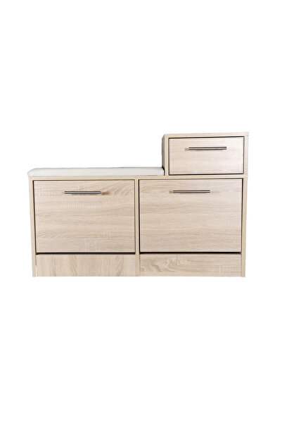 UnicSpot Shoe bench Jana, oak, 94.5 x 31 x 56.5