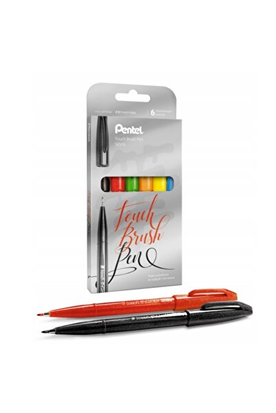 Other Stilou Pentel SES15C-ST6ABDFGSPL cu pensulă