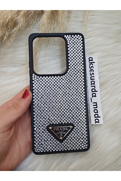 ZB Aksesuarda Moda XİAOMİ REDMİ NOTE 14S Uyumlu Lüks Prda Full Taşlı Markalı ...