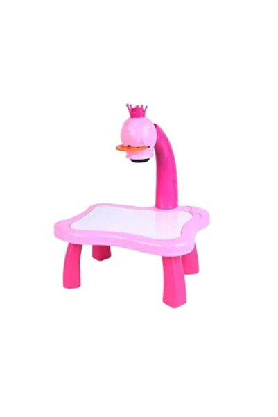 dalimag Children's drawing board set with hologram projector, pink