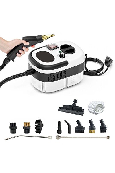 Bukela 2500W Handheld High-Temperature Pressurized Steam Cleaner for Car, Floors, Kitchen