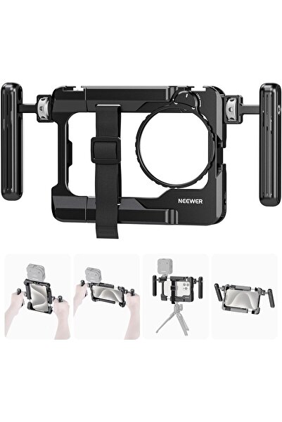 NEEWER Handheld Smartphone Cage with 67mm Filter Adapter (PA017)