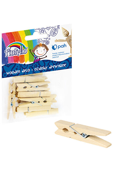 Other Decorațiuni din lemn Fiorello GR-WD645 Clemă mare 48x7m /12 buc/ 170-2518