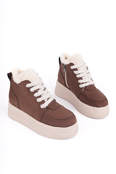 Madam Tarz FRM-034 Kürklü Fermuar Detay Bot