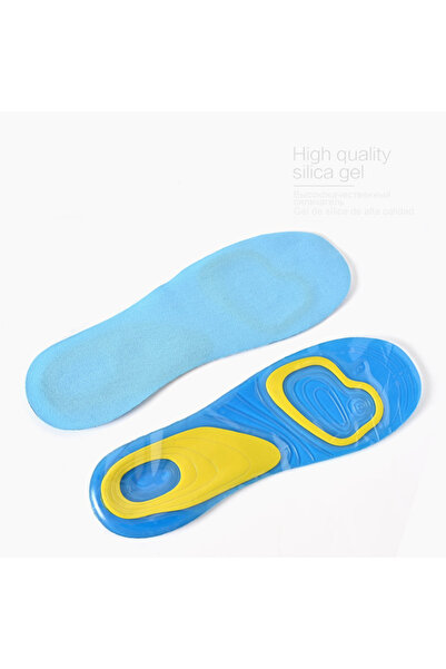 Choice 2Pairs-L Gel Insole Silicone Orthopedic Foot Care For feet Shoes Sole Sport Insoles Shock Absorption