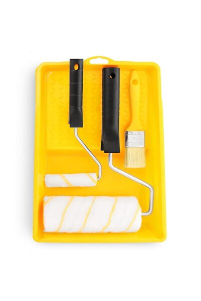 Akami Set de vopsit - rolă mare, tavă, pensulă pentru vopsea lavabilă