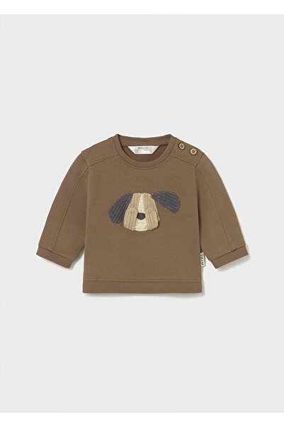 MAYORAL Winter Baby Boy Sweatshirt - Brown