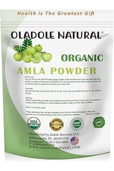 Oladole Natural مسحوق الأملا العضوي 100 جرام