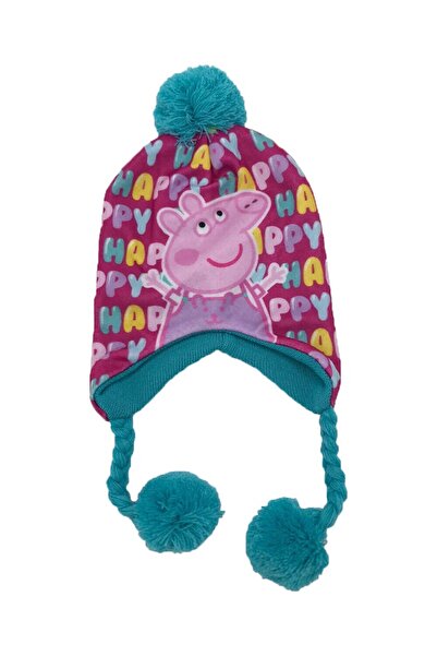 Peppa Pig Girls' hat with green tassels
