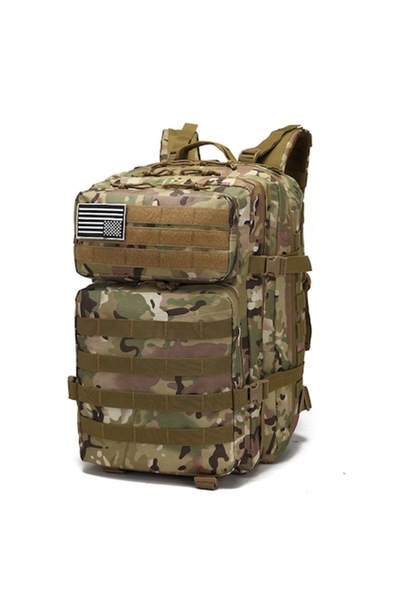 .YNNA Tactical Military Backpack, .YNNA®, 45 Liters, Waterproof, Multicolor Camouflage