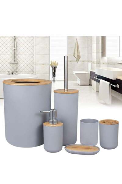 COOYA athroom Accessories Set, 6 Piece Plastic