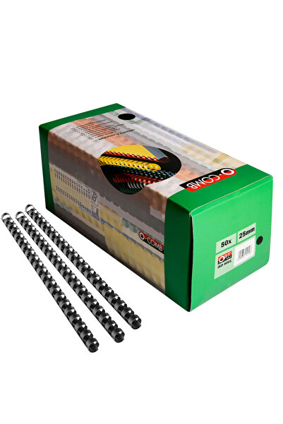 Other Πλαστική χτένα 25mm /50 τεμάχια/ Μαύρη O-Comb