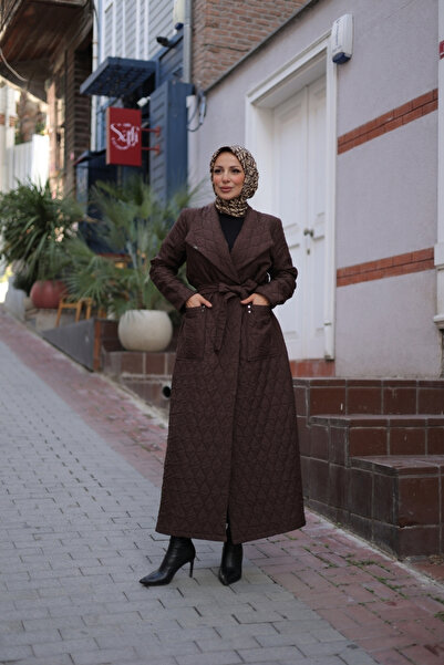 KADEEM معطف رويام جاكار بياقة شال مبطن - 7003