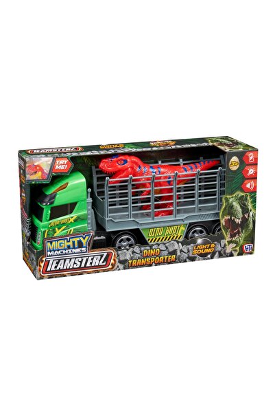 Teamsterz ناقلة الديناصورات مايتي ماشينز مع الضوء والصوت