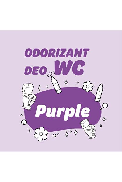 ASEVI WC 24H Purple Concentrated Air Freshener, 200ml