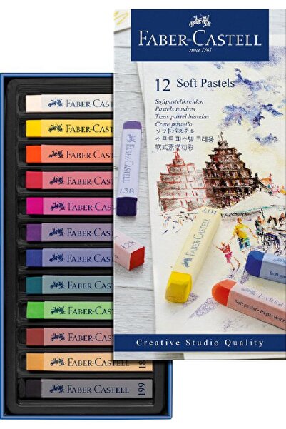 Other Pasteluri moi Faber-Castell CREATIVE STUDIO 12 culori AMBALAJ CARTON 128312FC