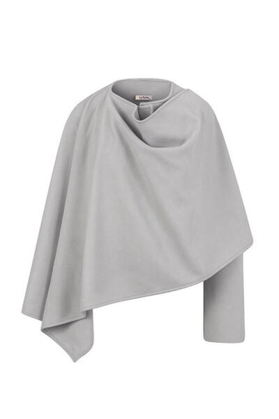 La Sarta Το παλτό Flow με κορδόνια σε γκρι χρώμα