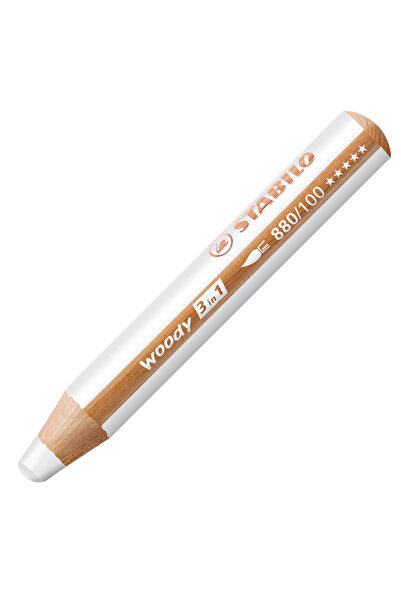 Other Creioane colorate Stabilo Woody 3 în 1, alb, 880/100