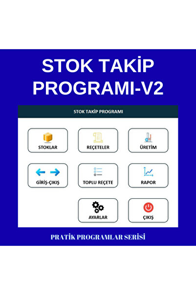 35CC SOFT Stok Takip Programı V2.0 – Excel Tabanlı Lisanslı Yazılım (Dijital ...