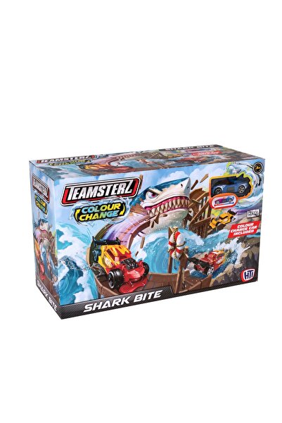 Teamsterz لدغة سمكة قرش متغيرة اللون مع سيارة