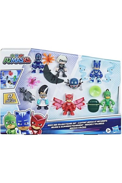 PJ Masks مجموعة شخصيات البطل والشرير - لعبة ما قبل المدرسة