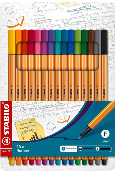 Other Set de 15 markeri Stabilo Point 88