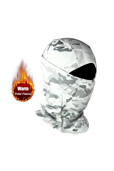 Choice Snow CP Winter Fleece Warm Camouflage Balaclava Outdoor Cold-proof Ski Cycling Full Face Mask Motorc