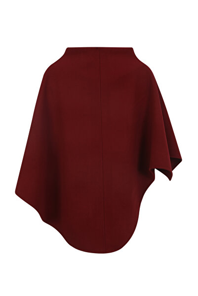 La Sarta Seren Cape Cashmere Burgundy Cape