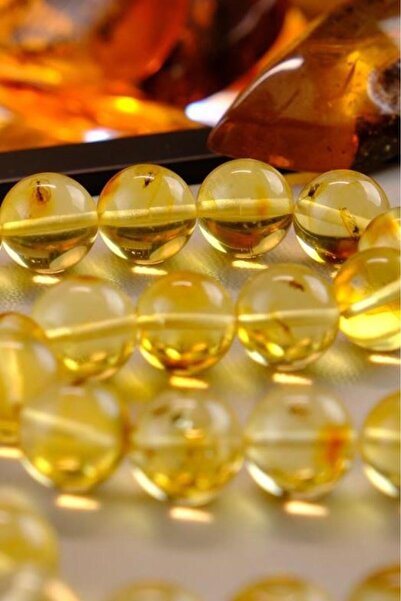 dergah tesbih Orjinal Yoğun Sinek Fosilli Özel Gümüş Tasarım Damla Kehribar Tesbih (Amber), (مسبحة قطرة كهريبار)