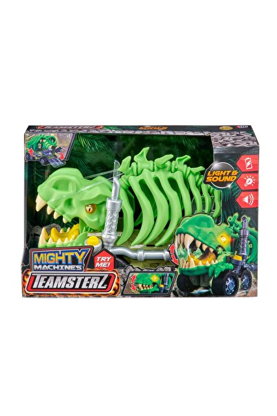 Teamsterz مايتي ماشينز تي ريكس ريب كيدج ريبر مع الضوء والصوت