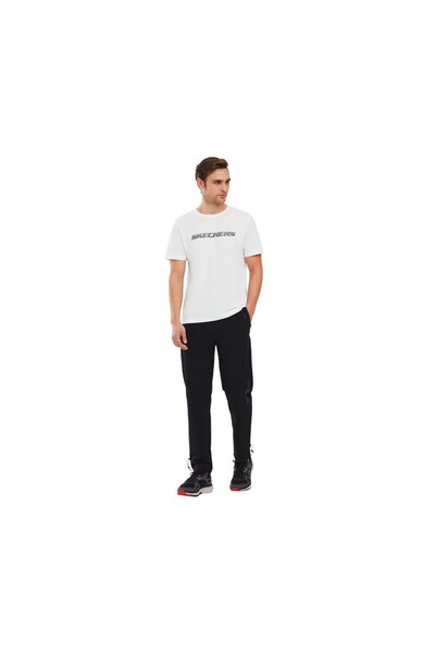SKECHERS M Graphic Tee Big Logo T-shirt Ανδρικό λευκό μπλουζάκι S212960-102