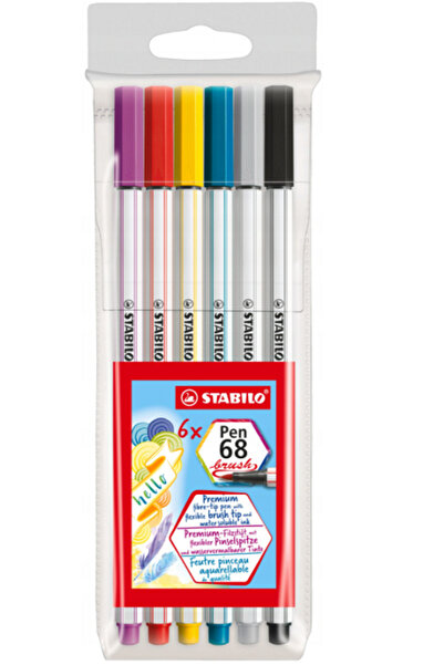 Other Stabilo Brush Pen 68 Fineliner 6 culori 568/06-11