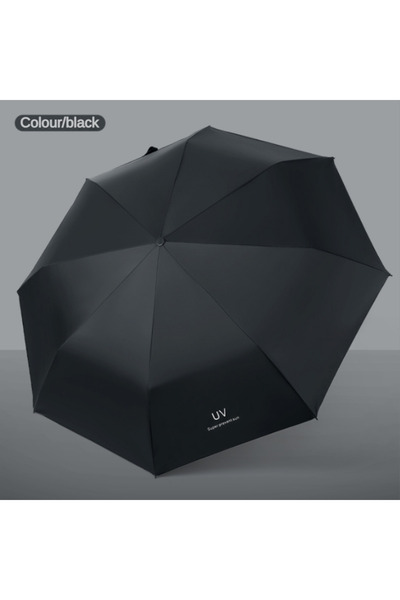 Choice black Travel Portable Mini Sun & Rain Folding Anti UV Umbrella, Compac...