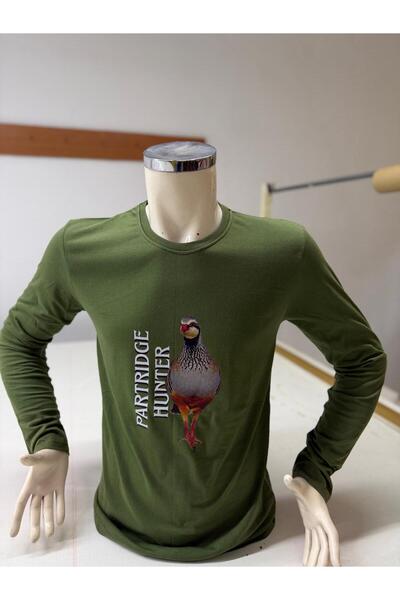 HT Outdoor Our Long-Sleeved T-Shirt Model Is Made of 100% Cotton with a Keklik Pattern.