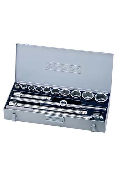 İzeltaş IZELTAS 3/4 On İki Köşe Ağır Lokma Anahtar Takımı 14 Parça