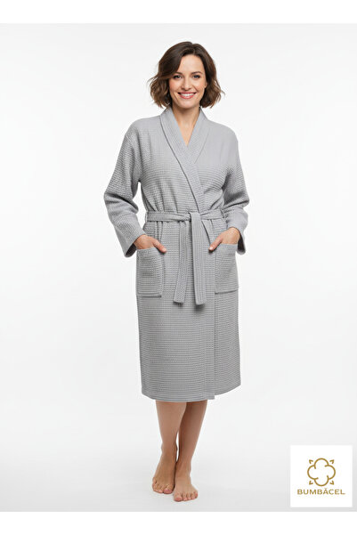 Bumbăcel Halat de baie Hotelier Gofrat