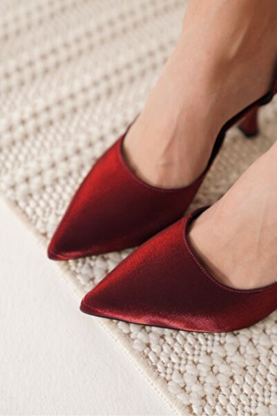 TRENDELLA Angela Women's Red Heeled Shoes