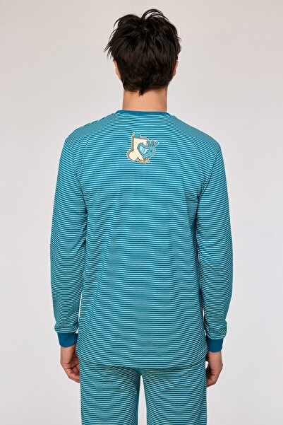 Woody Pijama Takımı-Plc - 928 Z Strıpe Pıgeon Boys