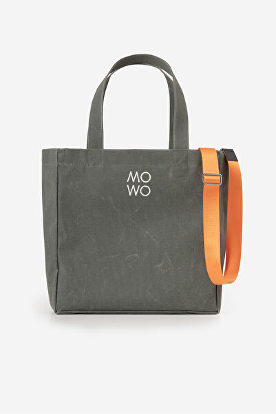 MOWO Mumlu Canvas Oversize Tote Bag Kadın Çantası KHAKI