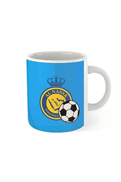 Story of candle Ceramic Mug with "Saudi Victory" Design - White