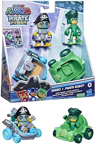 PJ Masks مجموعة ألعاب ما قبل المدرسة، مركبة وشخصية من لعبة سباق الروبوتات الق...