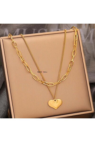 KEVSA Jewelry Colier din oțel inoxidabil „Ecou al iubirii” - LPD1212