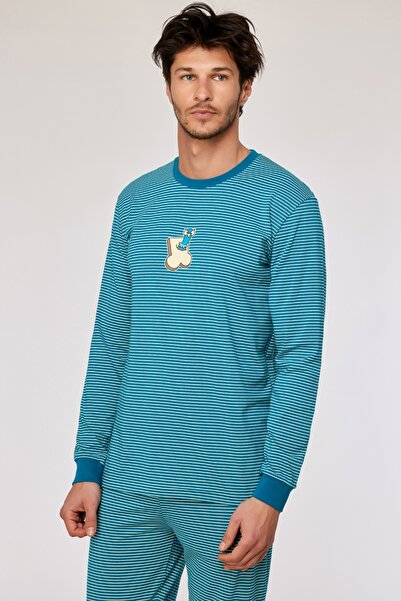 Woody Pijama Takımı-Plc - 928 Z Strıpe Pıgeon Boys