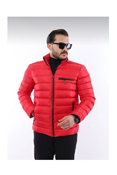 The Naz Line معطف منفوخ أنيق للرجال بسحاب