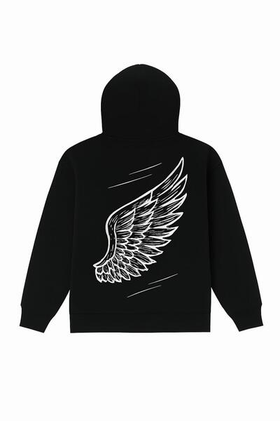 ADAMARA هودي Urban Comfort مصنوع من القطن بنسبة 100%