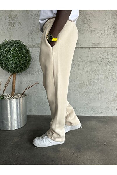 KağanKY Cream Baggy Tracksuit